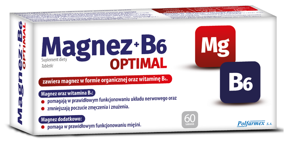 Magnez + B6 Optimal, tabletki, 100 tabl.