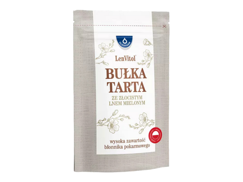 Bułka tarta ze złocistym lnem mielonym, produkt sypki, 450 g