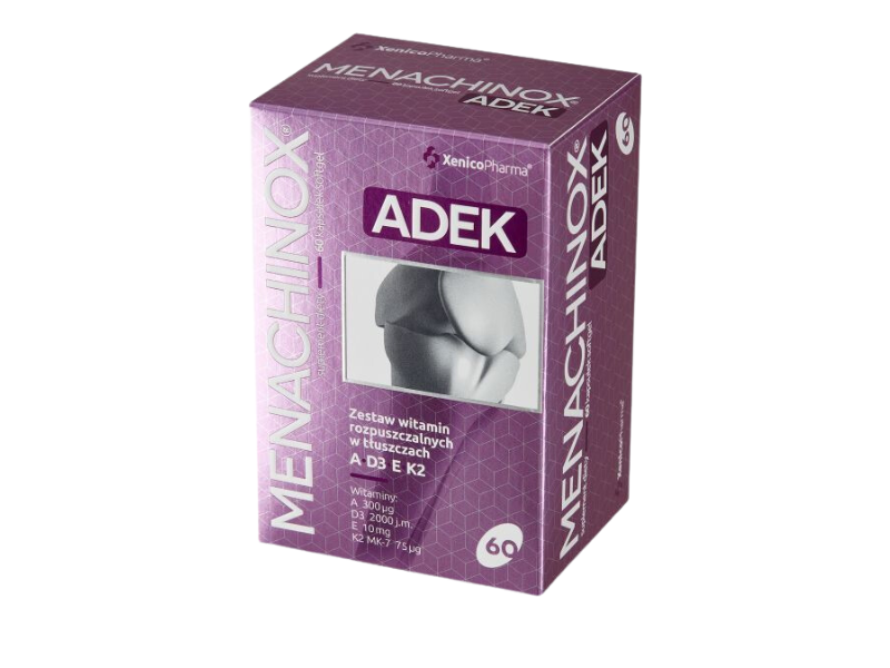 Menachinox ADEK, kapsułki, 60 kaps.