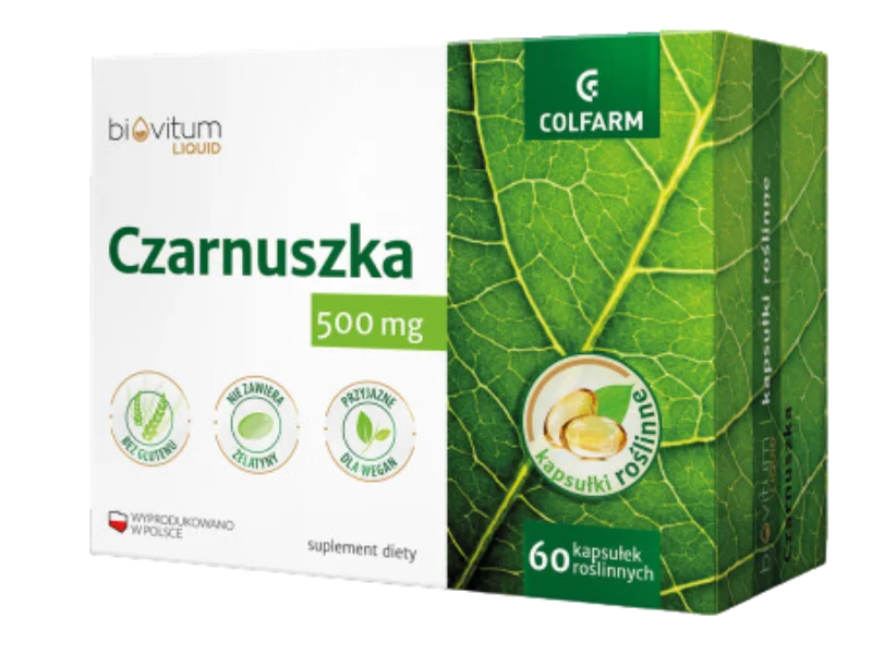 Czarnuszka, kapsułki, 500 mg, 60 kaps.