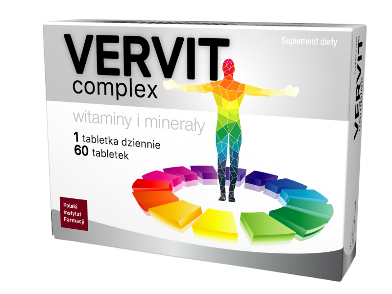 Vervit Complex, tabletki, 60 tabl.
