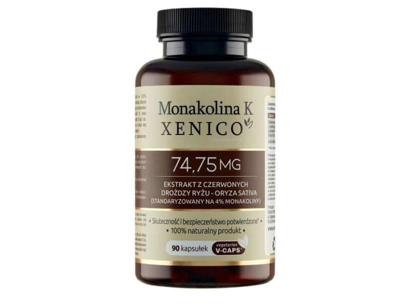 Monakolina K Xenico, kapsułki, 90 kaps.