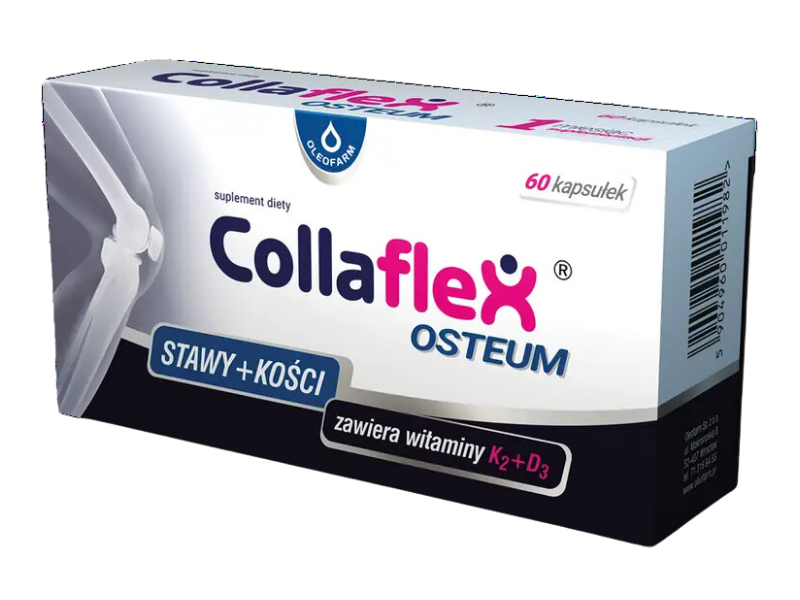Collaflex Osteum D3 + K2, kapsułki, 60 kaps.