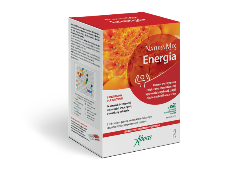 Aboca Natura Mix Energia, granulat, 20 sasz.