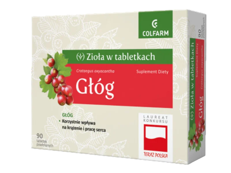 Colfarm Głóg, tabletki, 90 tabl.