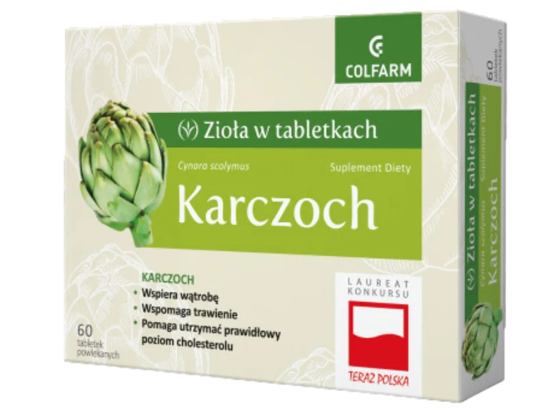 Colfarm Karczoch Zioła, tabletki, 30 tabl.