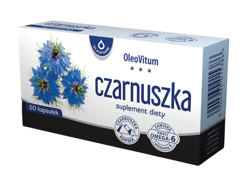 Czarnuszka Oleovitum, kapsułki, 60 kaps.