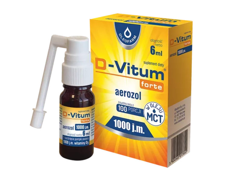 OLEOFARM D-Vitum Forte, aerozol, 6 ml