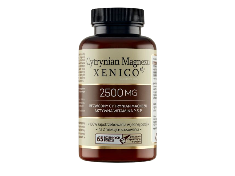Xenico Cytrynian Magnezu, proszek, 165 g