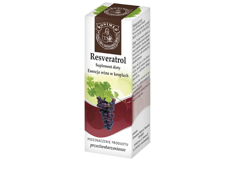 BONIMED Resveratrol esencja wina, krople, 20 ml