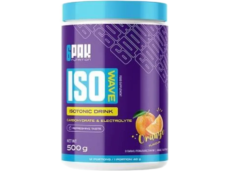 6Pak Nutrition ISO Wave smak pomarańczowy, proszek, 500 g