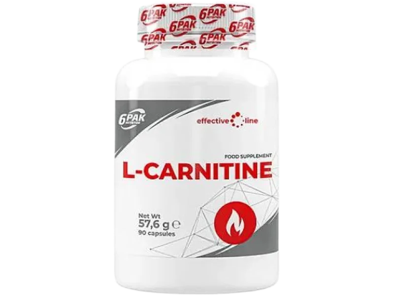 6PAK Nutrition L-Carnitine, kapsułki, 680 mg, 90 kaps.