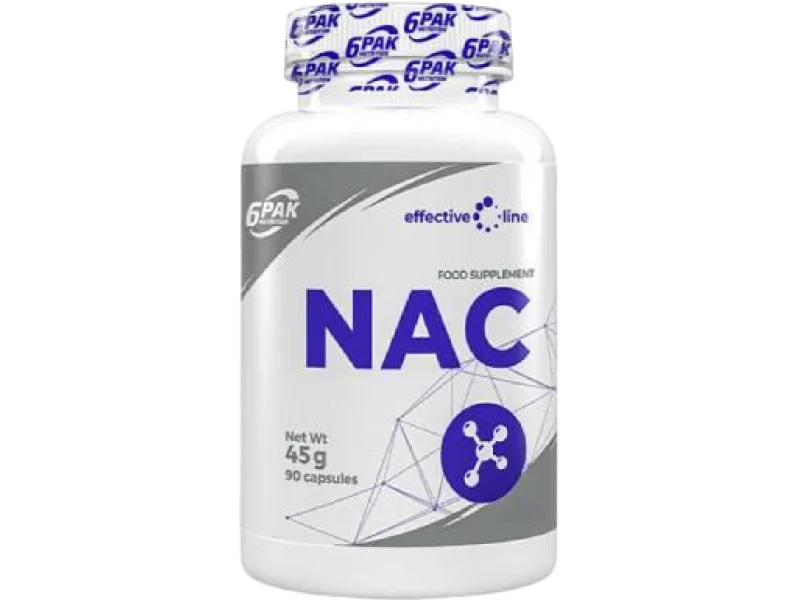 6PAK Nutrition NAC, kapsułki, 150 mg, 90 kaps.