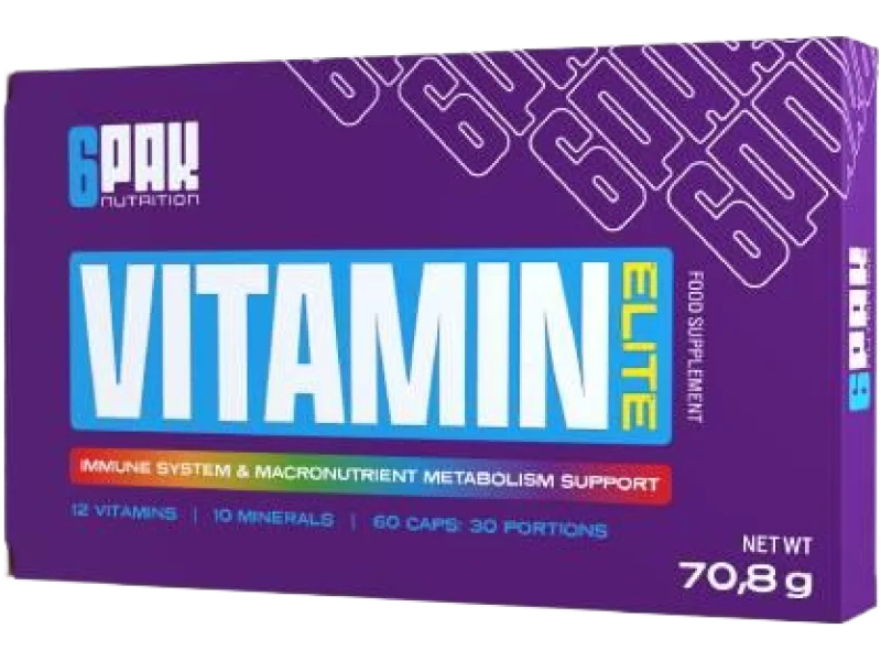 6PAK Nutrition Vitamin Elite, kapsułki, 60 kaps.