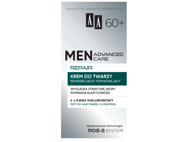AA Men Advanced Care Repair 60+ regenerująco-wzmacniający, krem, 50 ml