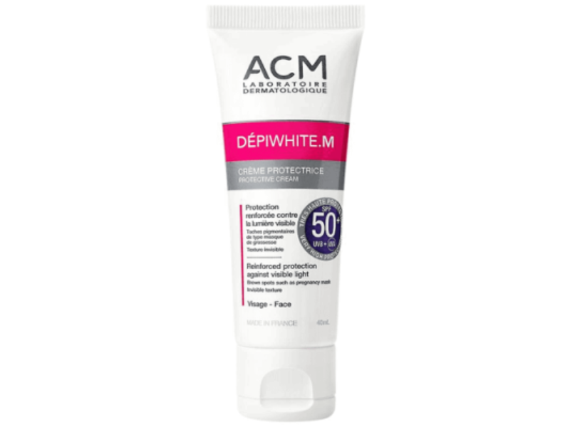 ACM Depiwhite M niewidzialny krem ochronny do twarzy SPF 50+, 40 ml
