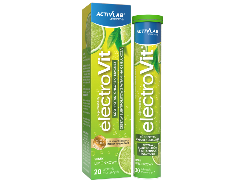 ACTIVLAB ElectroVit smak limonki, tabletki musujące, 20 tabl.