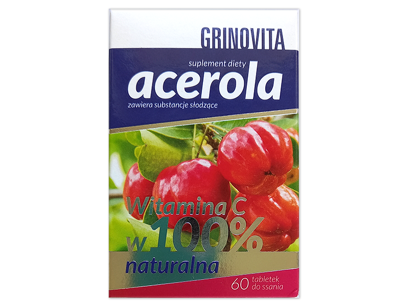 GRINOVITA acerola, tabletki, 60 tabl.