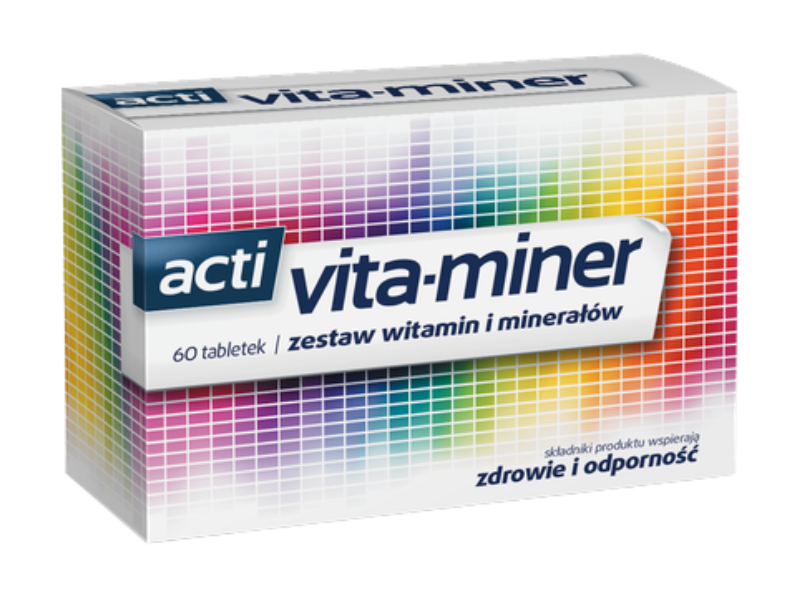 Acti vita-miner, tabletki, 30 tabl.