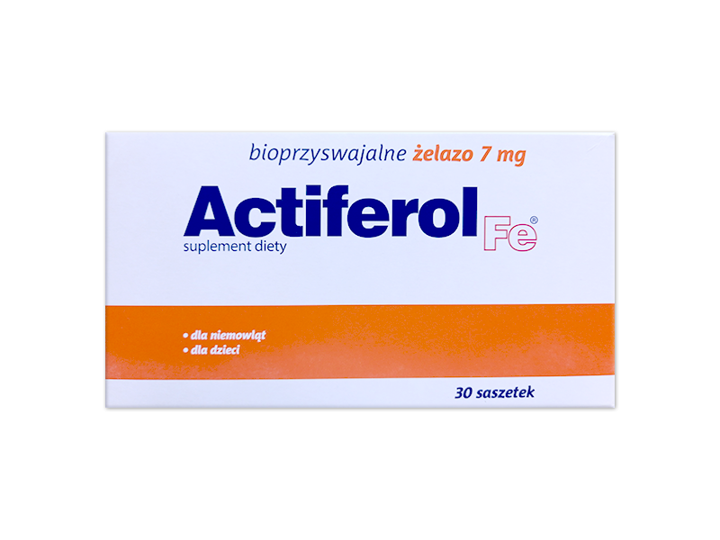 ActiFerol Fe, proszek, 7 mg, 30 sasz.