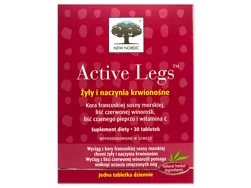 New Nordic Active Legs, tabletki, 30 tabl.