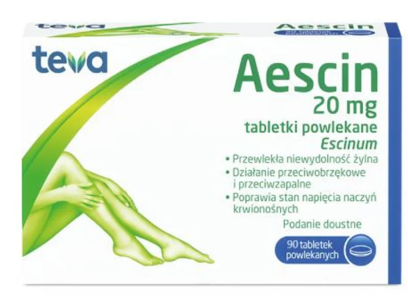 Aescin, tabletki, 20 mg, 30 tabl.