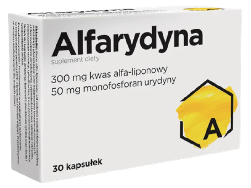 Aflofarm Alfarydyna, kapsułki, 30 kaps.
