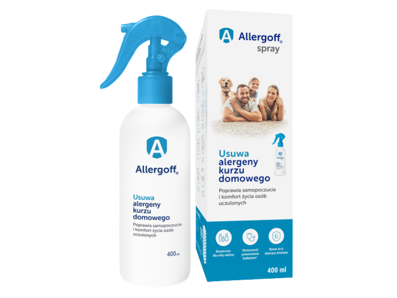 Allergoff spray neutralizator alergenów kurzu domowego, 100 ml