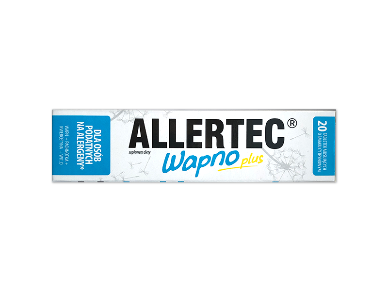Allertec Wapno Plus, tabletki musujące, 20 tabl.