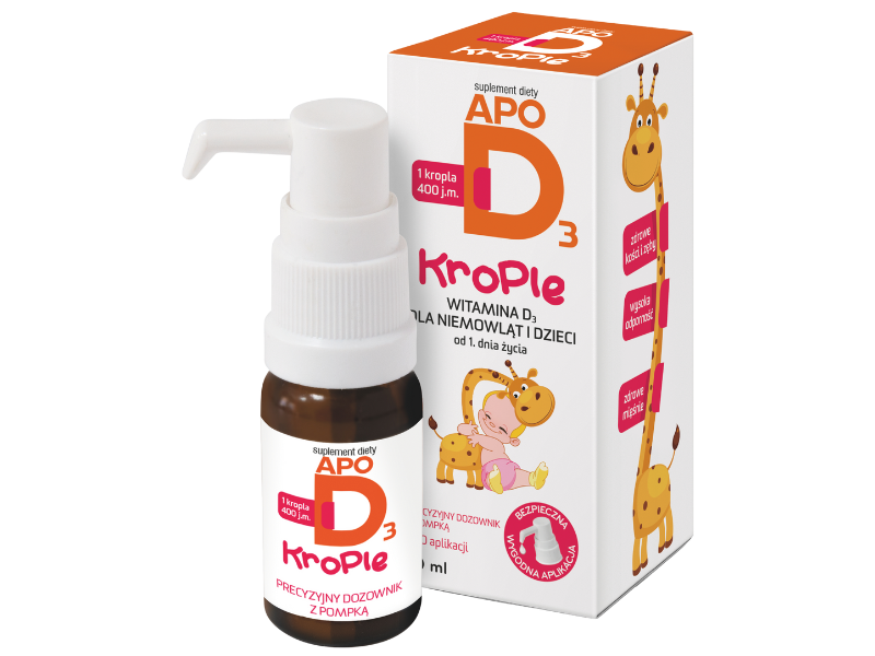 ApoD3, krople, 10 µg, 10 ml
