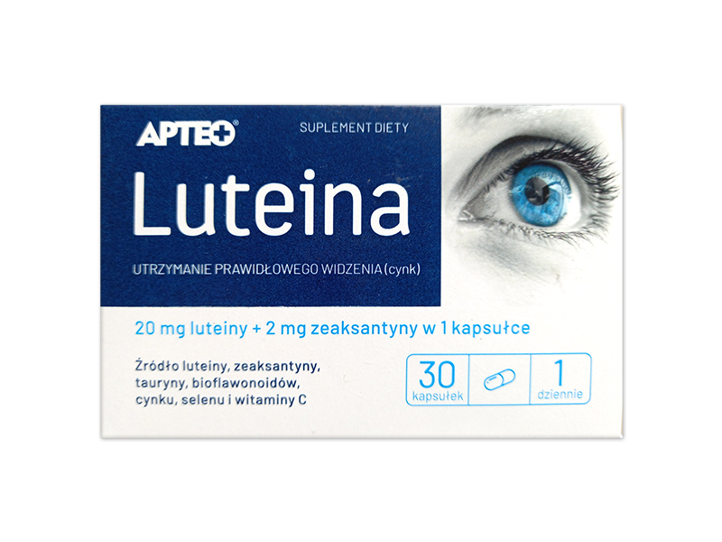 Apteo Luteina, kapsułki, 30 kaps.