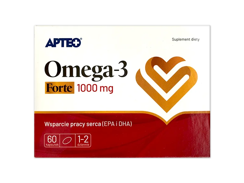 Apteo Omega-3, kapsułki, 60 kaps.