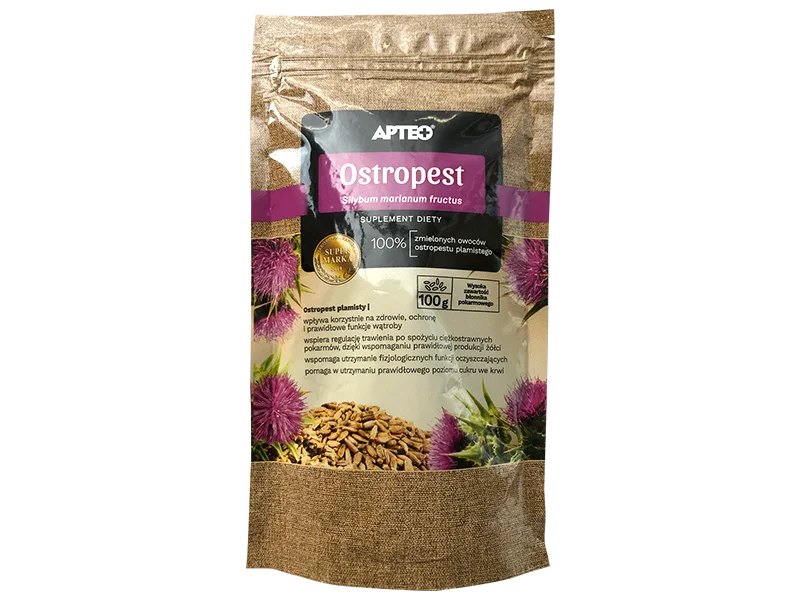 Apteo Ostropest, zioło pojedyncze, 100 g
