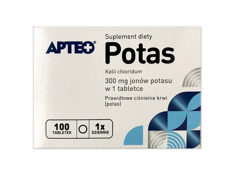 Potas APTEO, tabletki, 300 mg, 100 tabl.