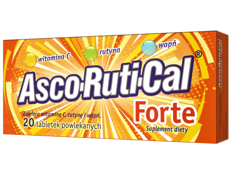 Ascorutical Forte, tabletki, 20 tabl.