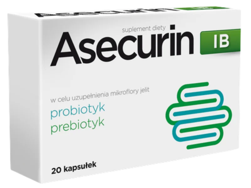 ASECURIN IB, kapsułki, 20 kaps.