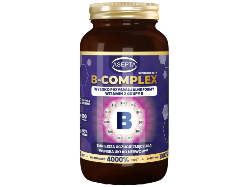 Asepta B-Complex, kapsułki, 100 kaps.