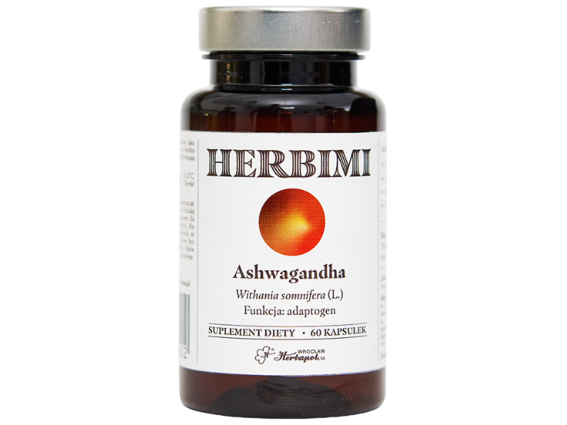 Ashwagandha Herbimi, kapsułki, 200 mg, 60 kaps.