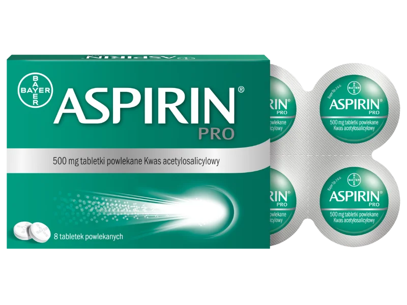 Aspirin Pro, tabletki, 500 mg, 20 tabl.