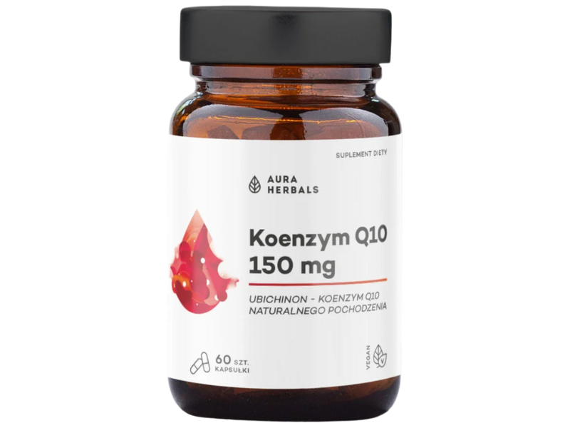 Aura Herbals Koenzym Q10, kapsułki, 150 mg, 60 kaps.