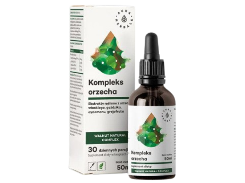 Aura Herbals kompleks orzecha Wormwood natural complex, krople, 50 ml