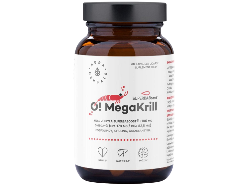 Aura Herbals O! Megakrill, kapsułki, 60 kaps.