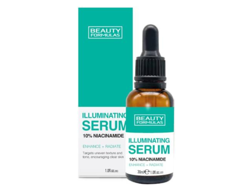 BEAUTY FORMULAS Illuminating Serum rozświetlające do twarzy 10% Niacinamide, 10%, 30 ml