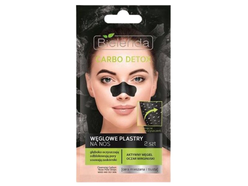 BIELENDA CARBO DETOX plastry węglowe na nos, plaster, 2 szt.