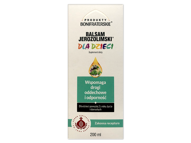 Balsam jerozolimski dla dzieci, syrop, 200 ml