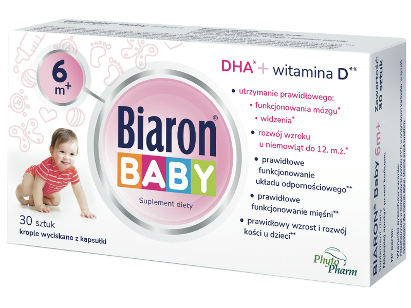 Bioaron baby 6m+, kapsułki twist-off, 30 kaps.