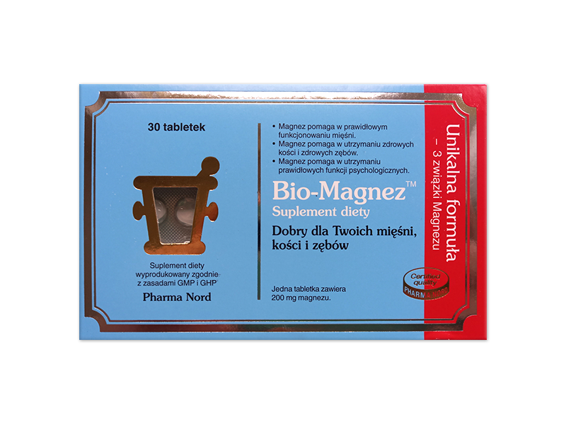 Bio-Magnez, tabletki, 200 mg, 30 tabl.