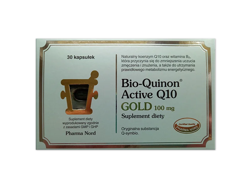 Bio-Quinon Active Q10 Gold, kapsułki miękkie, 30 kaps.
