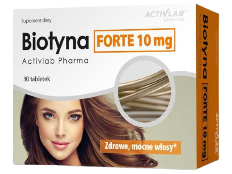 Activlab Pharma Biotyna forte, tabletki, 10 mg, 30 tabl.