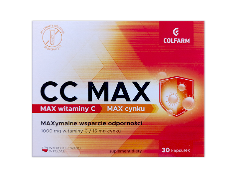 CC Max, kapsułki, 1000 mg + 15 mg, 30 kaps.